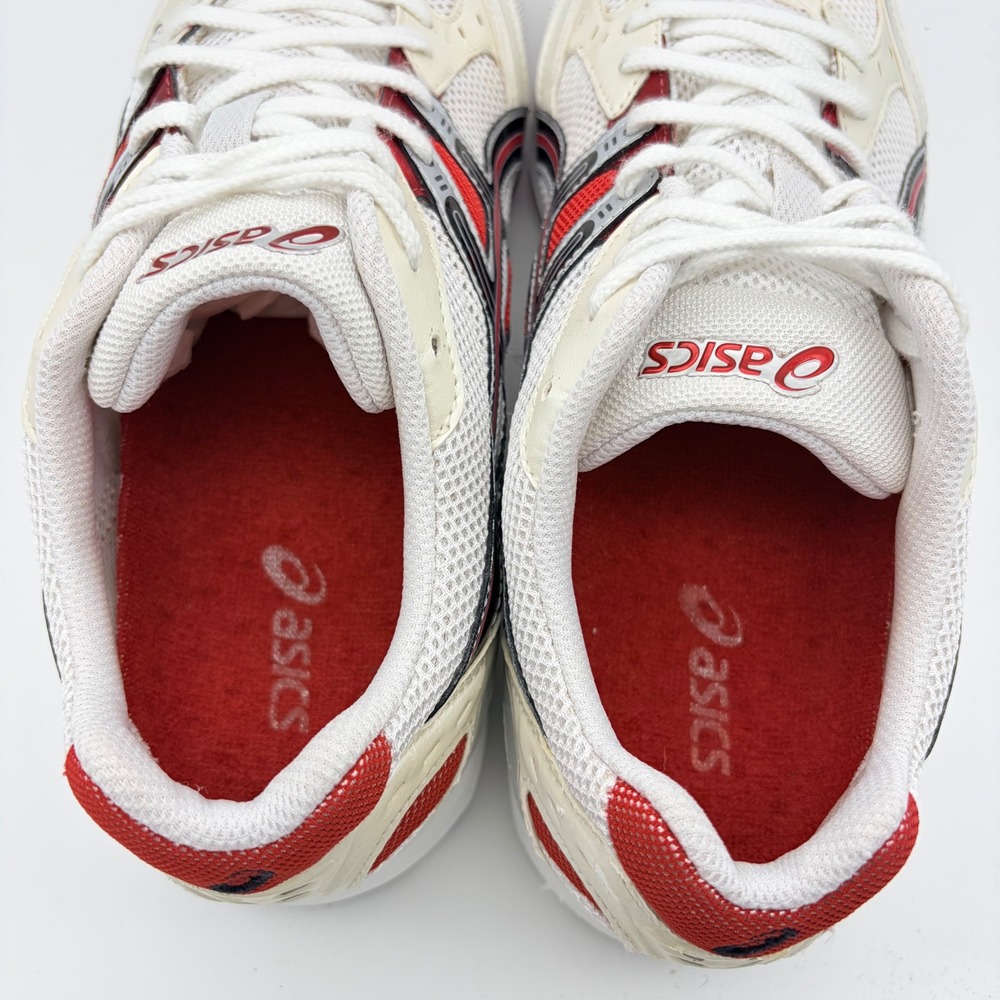 Asics Hyper Speed 4 Running Shoes Mens 10 White Red Silver Gym Tech Sneakers - Picture 5 of 10